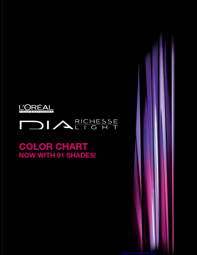 Loreal Professionnel DIA Color Chart