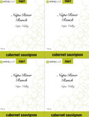 Wine Label Template 4 form