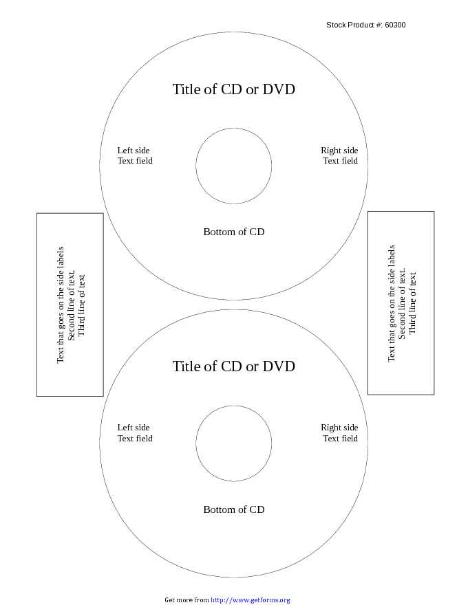 CD Label Template 2