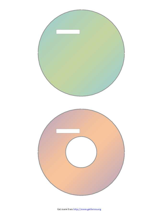 DVD Label Template 1