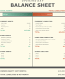 Opening Day Balance Sheet Template form