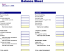 Simple Balance Sheet Template form