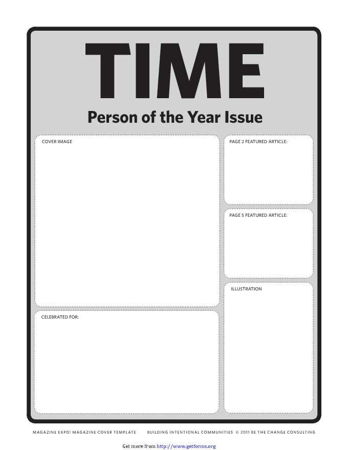 Magazine Cover Template