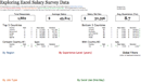 Exploring Excel Salary Survey Data form