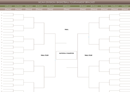 NCAA Basketball Tournament Bracket With Tracker form