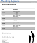 Conference Call Meeting Agenda Template form