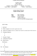 Board Meeting Agenda Template Word form