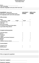 Asset List form