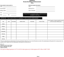 Gas Reimbursement Form form