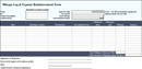 Mileage Reimbursement Spreadsheet form