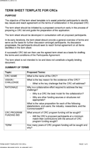 Term Sheet Template form