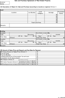 Sale and Purchase Agreement of Real Estate Property form