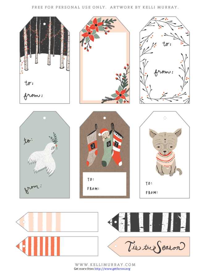 Gift Tag Template 4