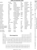 Polyatomic Ions Chart 2 form