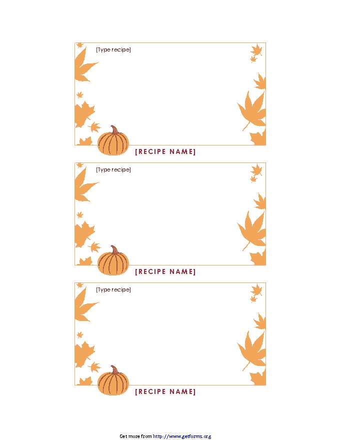 Thanksgiving Menu template 2