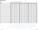 Grade Book Paper (Horizontal) form