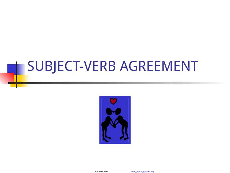 Subject-Verb Agreement ppt 3