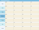 Weekly Meal Planner 3 form