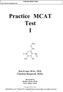 MCAT Sample Questions Template 1 form