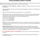 Senior Exhibition Outline Template form