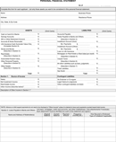 Blank Financial Statement form