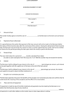 Loan Agreement form