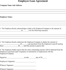Employee Loan Agreement 1 form