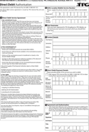 Direct Debit Authorisation form