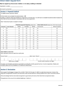 Direct Debit Request Form form