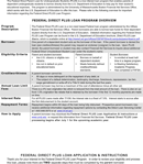 Parent Plus Loan Application Form 1 form