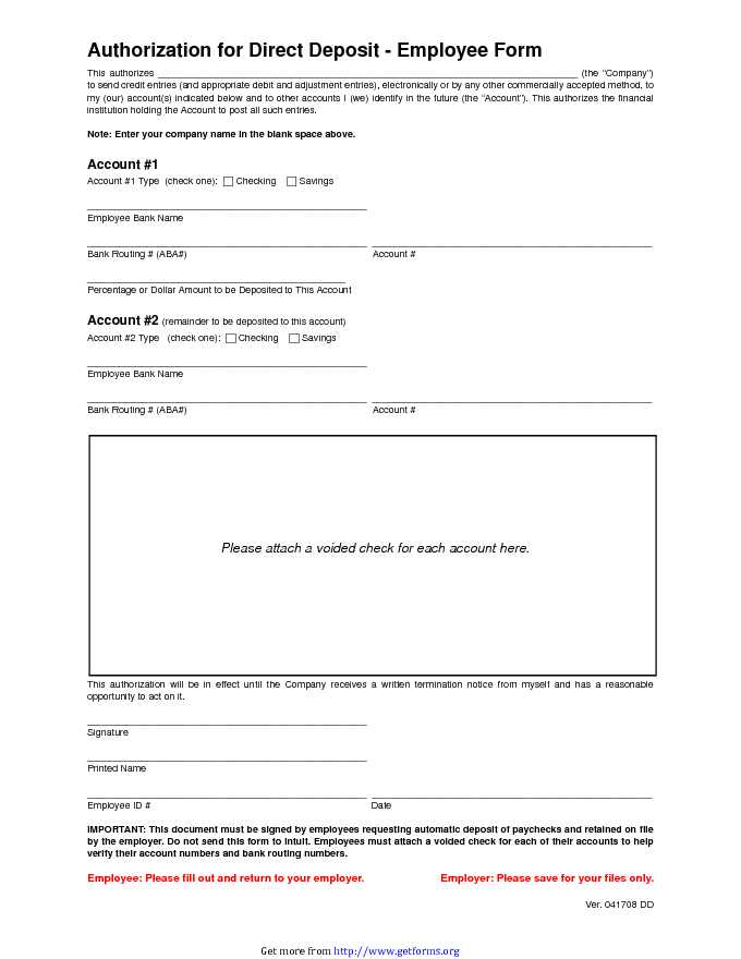 Social Security Direct Deposit Form