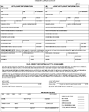 Credit Application form