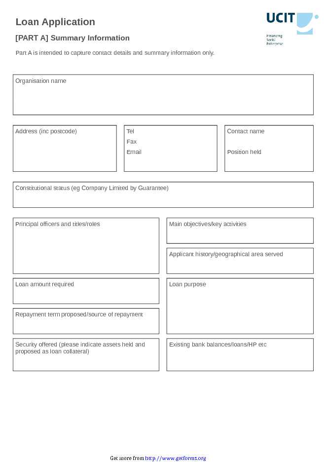 Loan Application Form 2