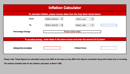 Inflation Calculator 3 form