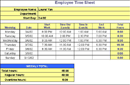 Timesheet Calculator 2 form