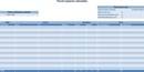 Travel Expense Calculator 1 form