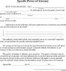 Specific Power of Attorney 1 form