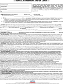 H Rental Agreement or Lease form