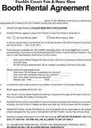 Booth Rental Agreement 2 form