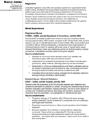 Nurse CV Template form