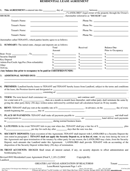 Residential Lease Agreement Template form