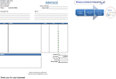 Service Invoice Templates form