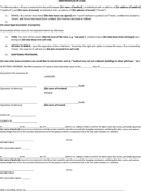 Memorandum of Lease Agreement form