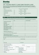 Housing Benefit Form Online form