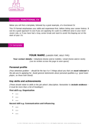 Functional CV form