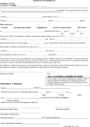 Affidavit of Domicile 5 form