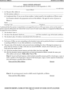 Affidavit of Small Estate form