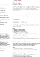 Simple CV Template 2 form