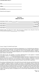 Short Form Deed of Trust form