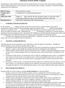 Statement of Work Template form